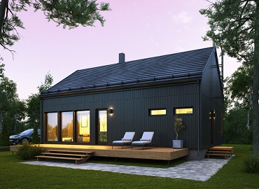 Проект каркасного дома Ева 89